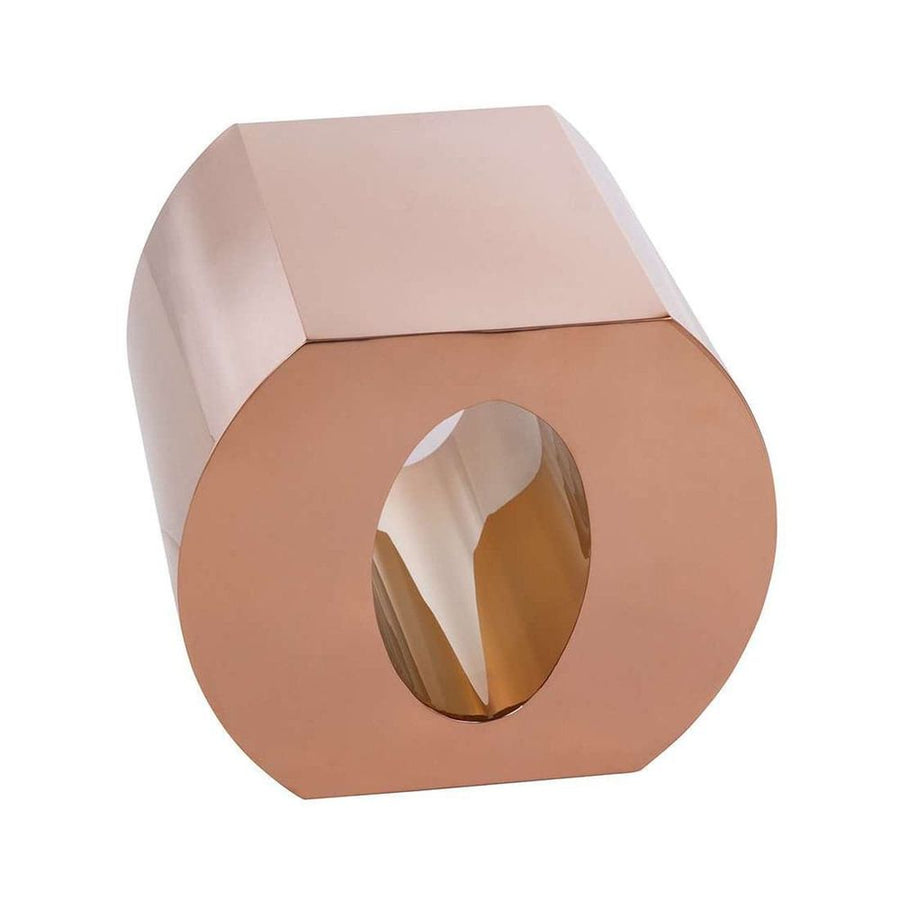 Alphabet Side Table - O-France & Son-FV033RGOLDO-Side Tables-1-France and Son