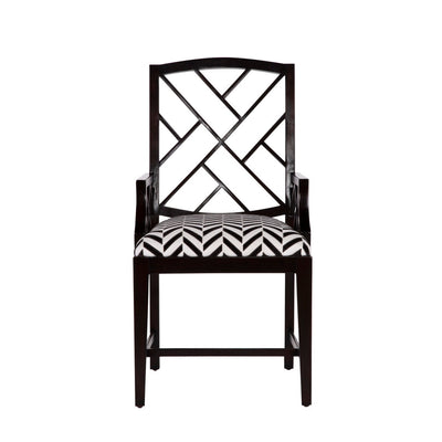 Fretwork Dining Arm Chair-Alden Parkes-ALDEN-DC-FRETWORK/A-KN-Dining ChairsKona-2-France and Son