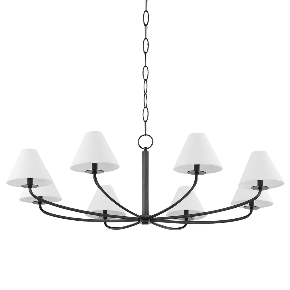 Stacey 8 Light Chandelier-Hudson Valley-HVL-BKO902-OB-ChandeliersOld Bronze-2-France and Son