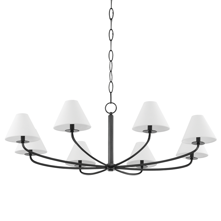 Stacey 8 Light Chandelier-Hudson Valley-HVL-BKO902-OB-ChandeliersOld Bronze-2-France and Son