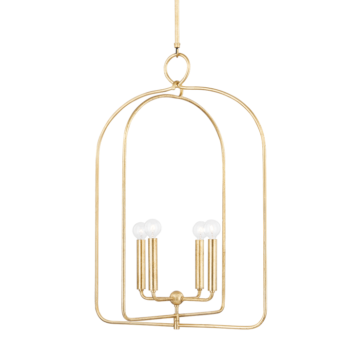 Mallory 4 Light Pendant-Mitzi-HVL-H512701L-GL-PendantsGold Leaf-2-France and Son