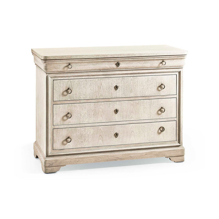 Entropy Louis Phillipe Drawer Chest-Jonathan Charles-JCHARLES-003-3-266-BLW-DressersBleached Walnut-1-France and Son