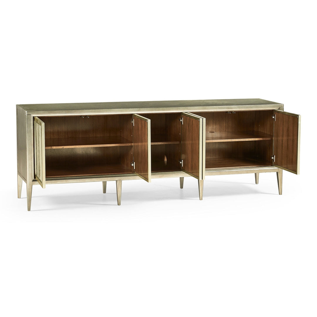 Toulouse Entertainment Cabinet-Jonathan Charles-JCHARLES-500374-90L-SIL-Media Storage / TV Stands-2-France and Son
