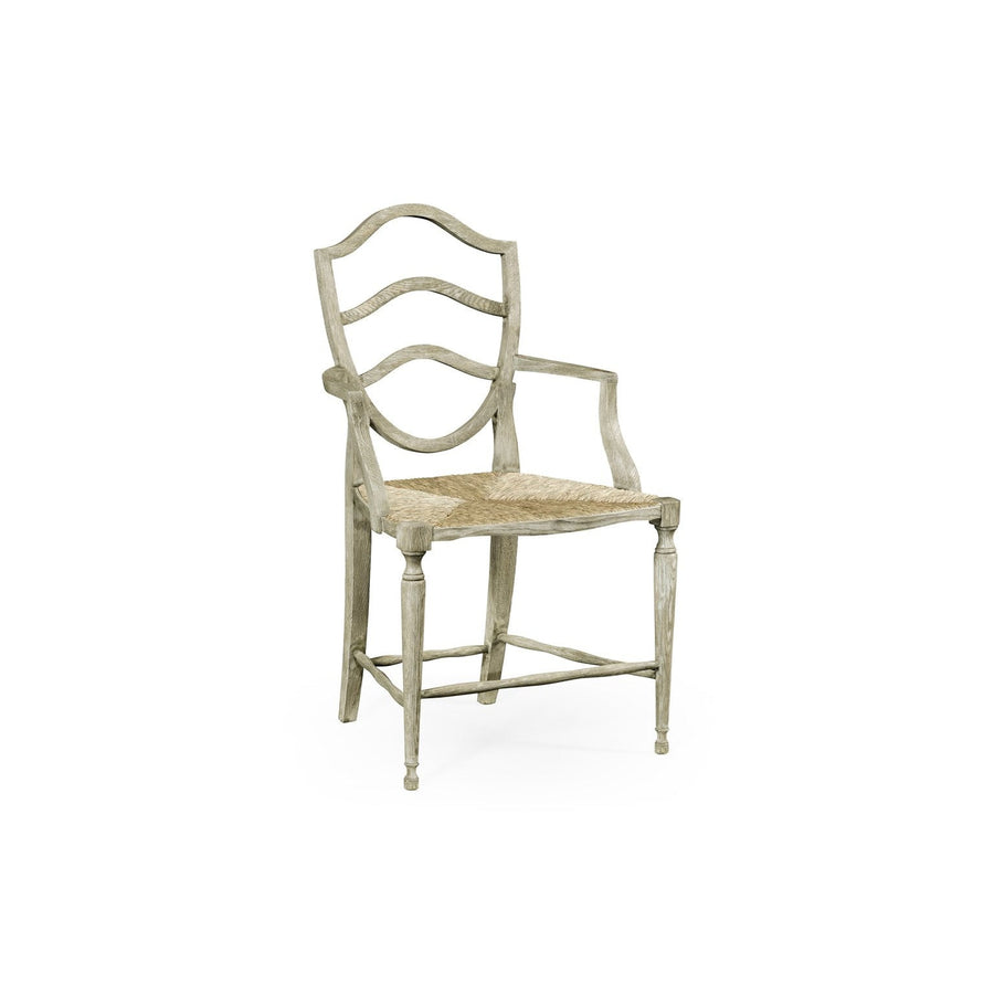 Bodiam Arm Chair-Jonathan Charles-JCHARLES-530000-AC-GYO-Dining ChairsGrey Oak-1-France and Son