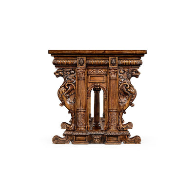 French renaissance style library table-Jonathan Charles-JCHARLES-494780-MWA-Sideboards & Credenzas-3-France and Son