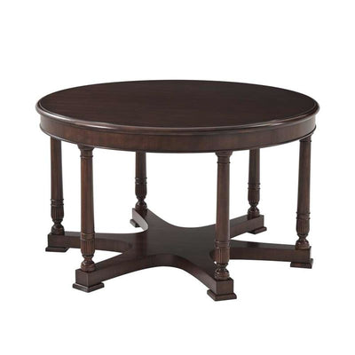 Hinton Center Table-Theodore Alexander-THEO-AXH55003.C105-Dining Tables-1-France and Son