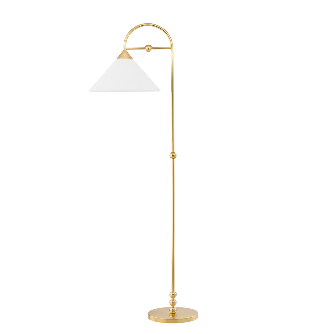 Sang 1 Light Floor Lamp-Mitzi-HVL-HL682401-AGB-Floor Lamps-1-France and Son