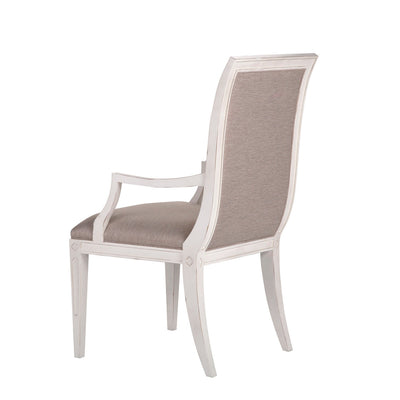 Aimee Dining Arm Chair-Alden Parkes-ALDEN-DC-AIMEE/A-G-Dining ChairsGlacial-4-France and Son