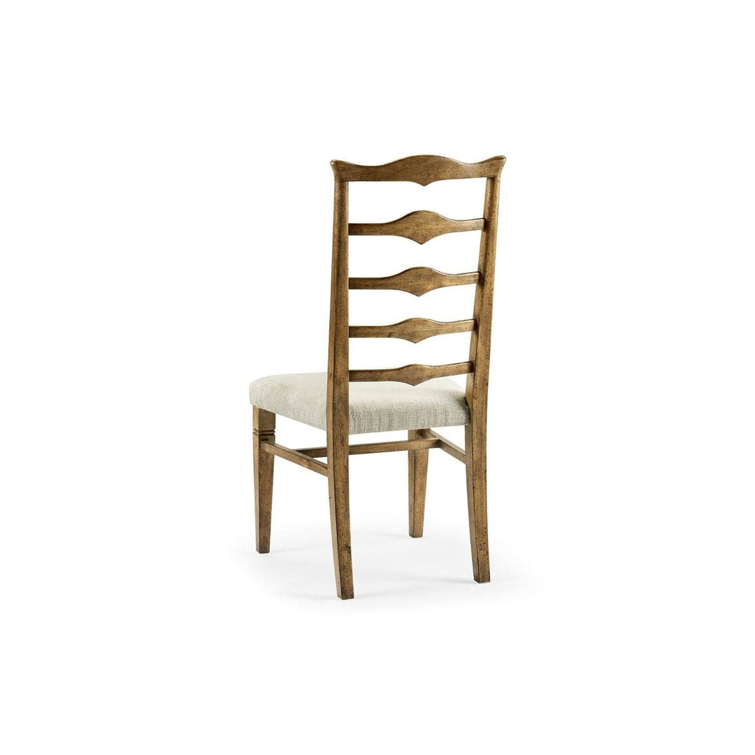 Pompano Ladderback Accent Side Chair-Jonathan Charles-JCHARLES-491198-SC-DTM-F400-Dining Chairs-3-France and Son