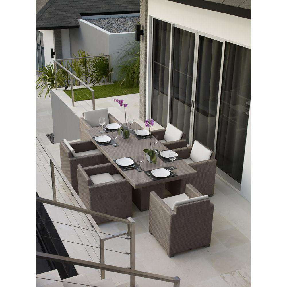 Pacific Dining Armchair by Skyline Design-Skyline Design-SKYLINE-2370-Set-Outdoor Dining Chairs-2-France and Son