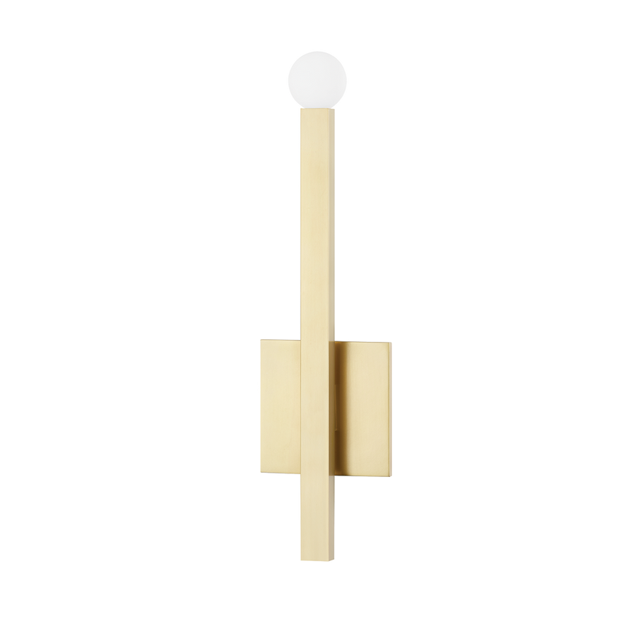 Dona 1 Light Wall Sconce-Mitzi-HVL-H463101-AGB-Outdoor Wall SconcesAged Brass-1-France and Son