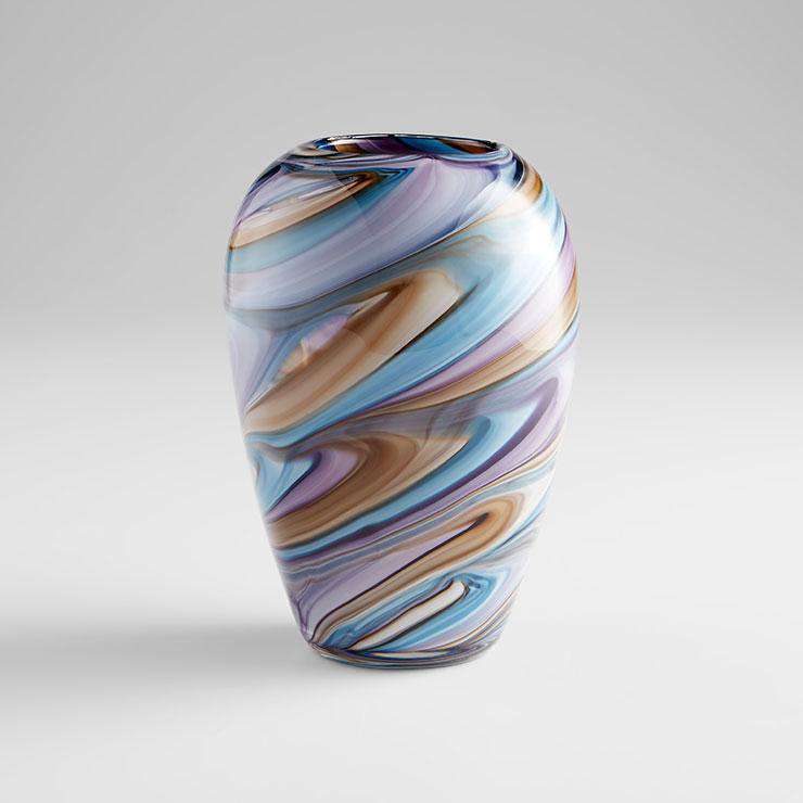 Borealis Vase-Cyan Design-CYAN-09523-DecorSmall Borealis Vase-2-France and Son