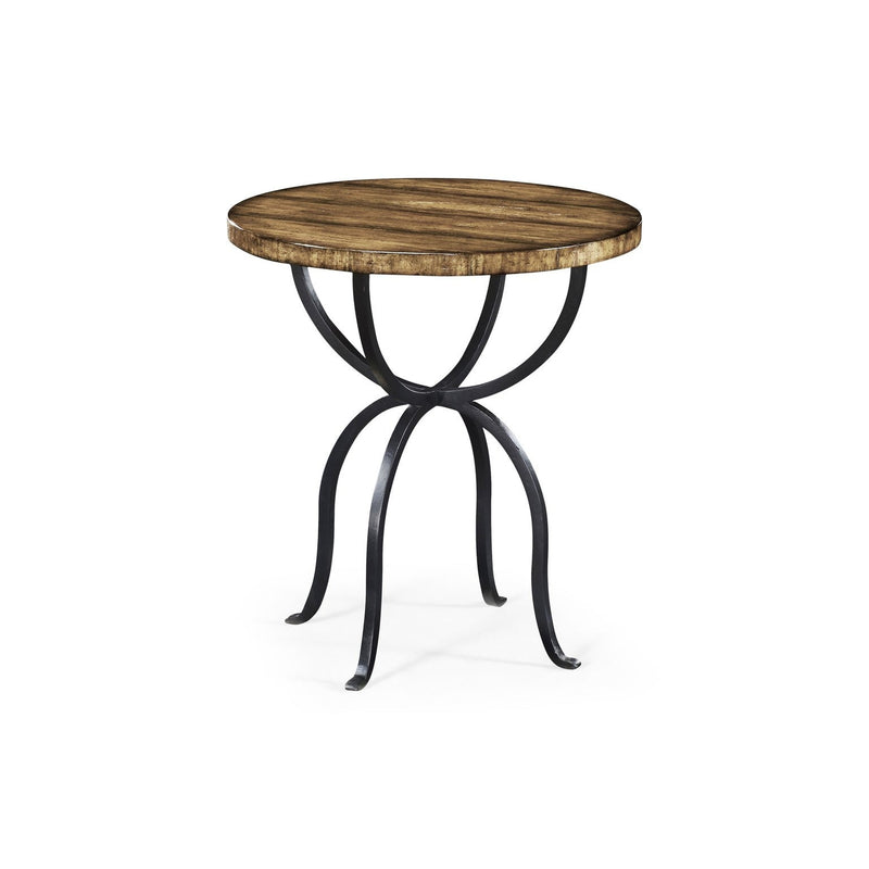 Round Side Table-Jonathan Charles-JCHARLES-491072-DTM-Side TablesMedium Driftwood-9-France and Son