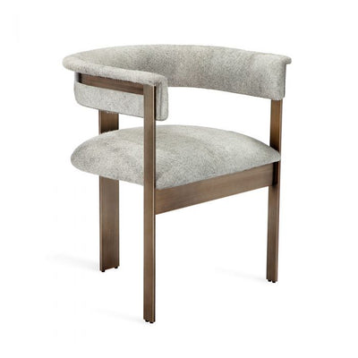 Darcy Hide Chair-Interlude-INTER-149125-Dining ChairsAntique Bronze-1-France and Son