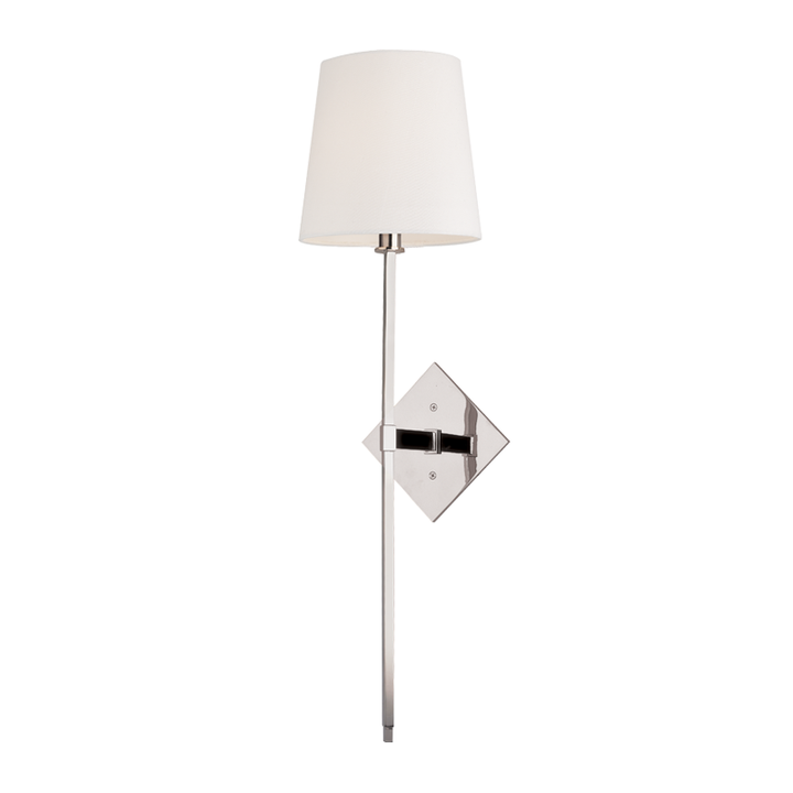 Cortland 1 Light Wall Sconce-Hudson Valley-HVL-211-PN-Wall LightingPolished Nickel-3-France and Son