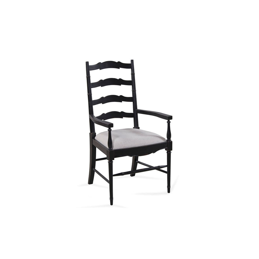 Waterloo Dining Arm Chair-Alden Parkes-ALDEN-DC-WTR/A-AB-Dining ChairsAlden Black-1-France and Son