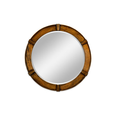 Round Mirror-Jonathan Charles-JCHARLES-491006-CFW-MirrorsCountry walnut-1-France and Son