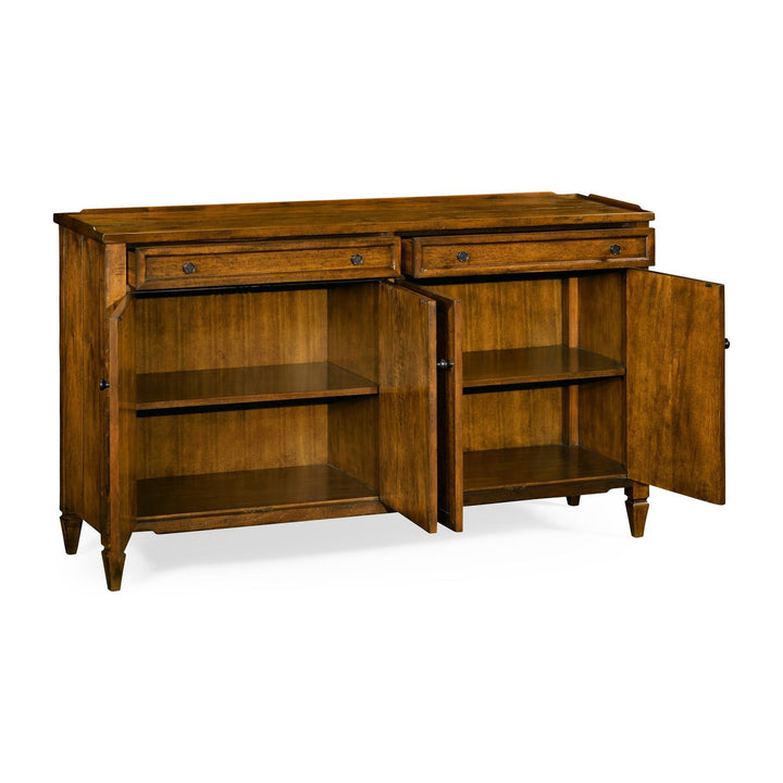 38" Four-Door Sideboard-Jonathan Charles-JCHARLES-491042-CFW-Sideboards & CredenzasCountry Walnut-3-France and Son