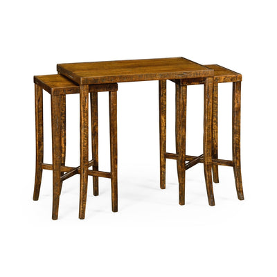 Nesting Cocktail Tables-Jonathan Charles-JCHARLES-491040-CFW-Coffee TablesCountry Walnut-8-France and Son