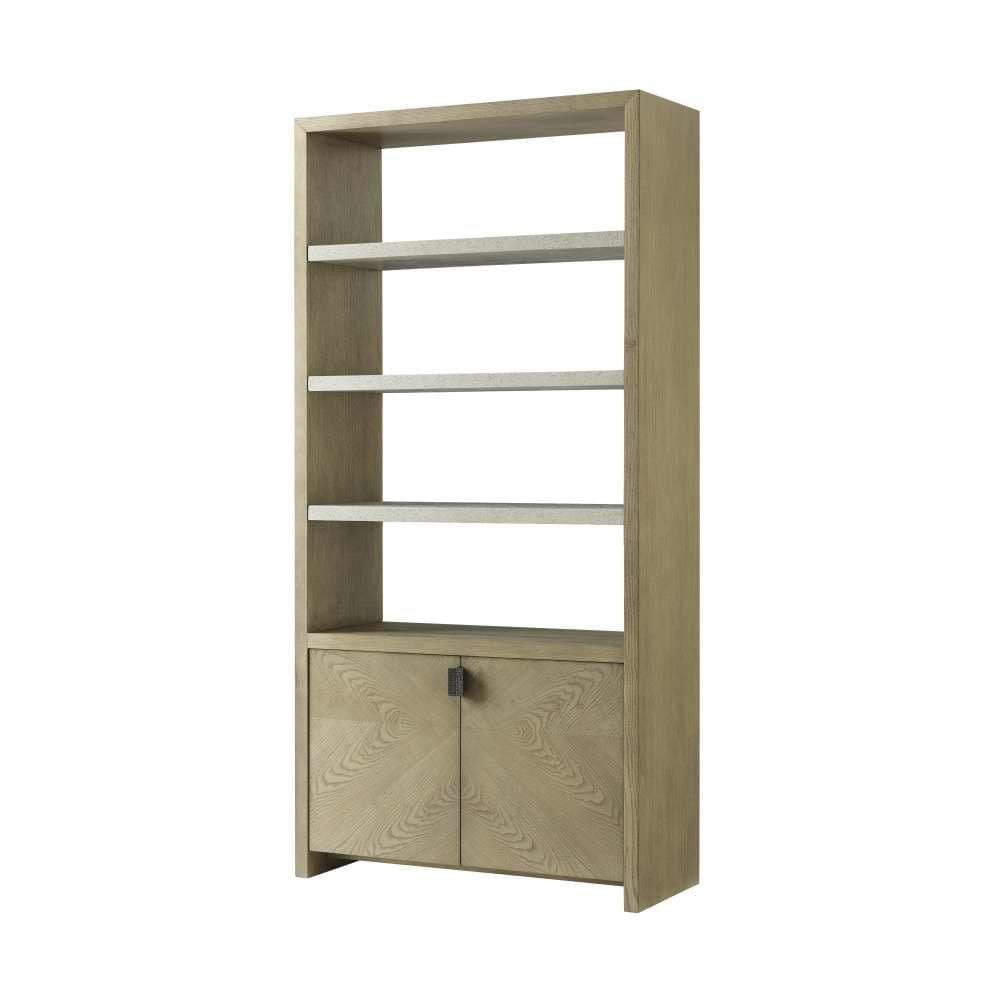 Catalina Bookcase-Theodore Alexander-THEO-TA63007.C306-Bookcases & CabinetsDune-2-France and Son