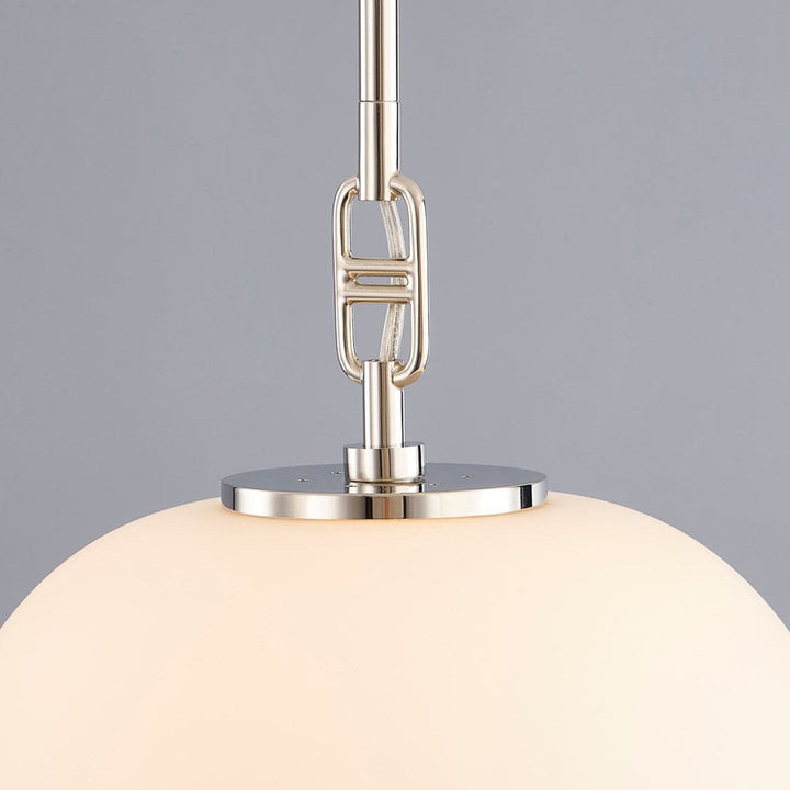 Ingels 1 Light Pendant-Hudson Valley-HVL-9717-AGB-1-PendantsAged Brass-Large-14-France and Son