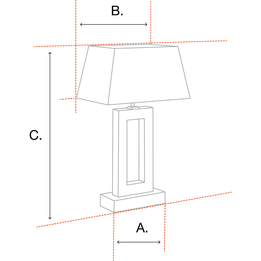 Table Lamp Bridgefield incl shade-Eichholtz-EICHHOLTZ-105565UL-Table Lamps-2-France and Son
