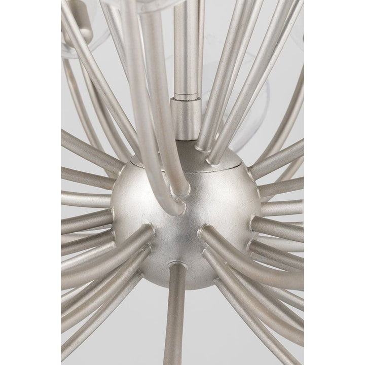 Blossom 20 Light Chandelier Silver Leaf-Hudson Valley-HVL-4840-SL-Chandeliers-3-France and Son