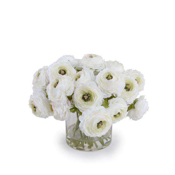 Ranunculus Bouquet-New Growth Designs-NGD-15270WH-Decor-1-France and Son