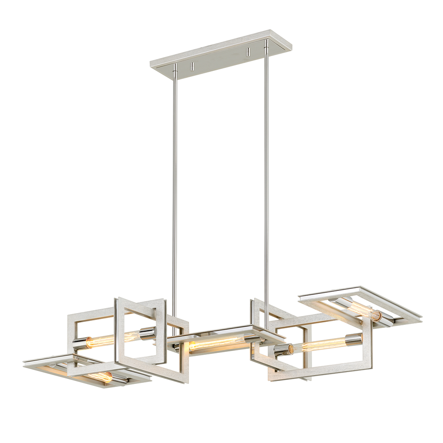 Enigma 5 Light Linear-Troy Lighting-TROY-F7105-Chandeliers-1-France and Son