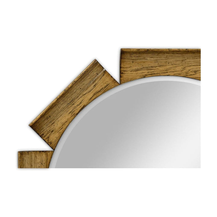 Round Porthole Light Brown Chestnut Mirror-Jonathan Charles-JCHARLES-491191-LBC-Mirrors-2-France and Son