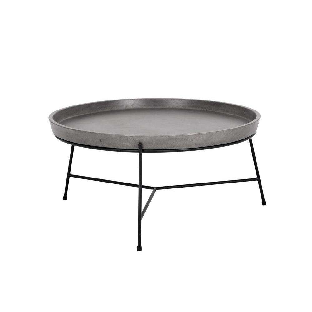 Remy Coffee Table-Sunpan-SUNPAN-101621-Coffee TablesBlack - Grey-1-France and Son