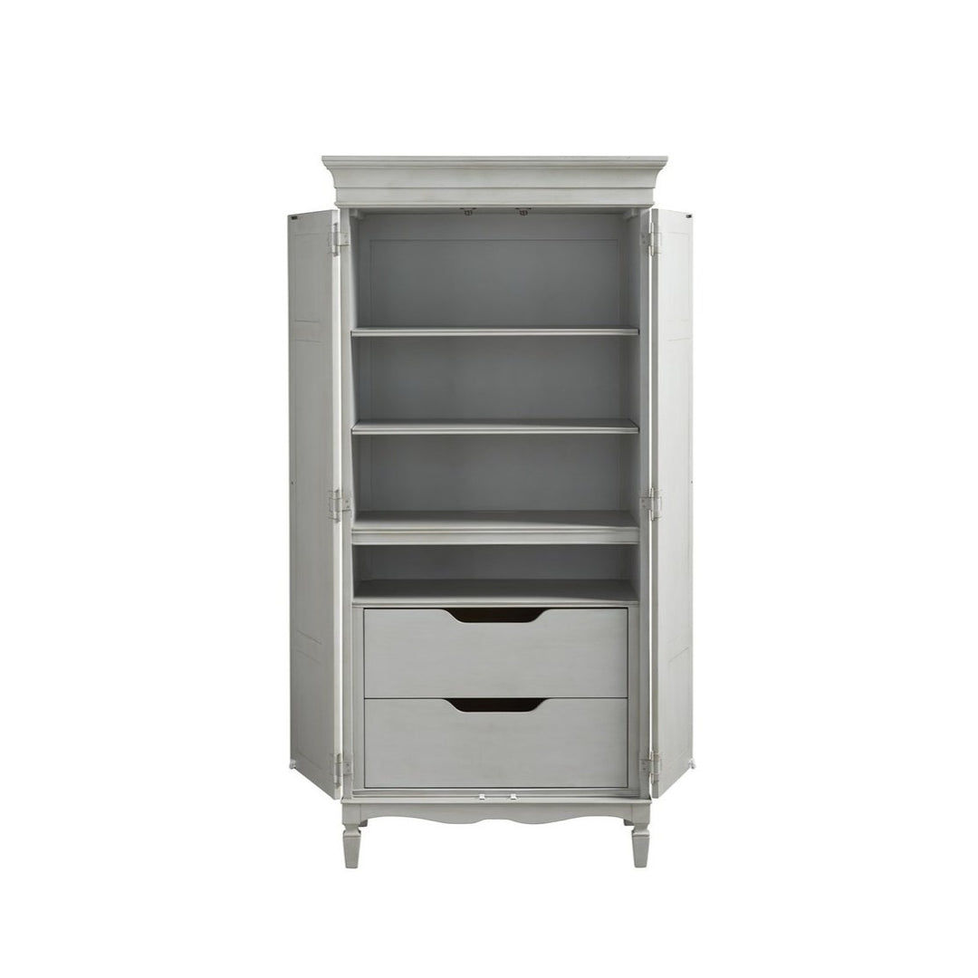 Summer Hill Collection - Tall Cabinet-Universal Furniture-UNIV-987160-Bookcases & CabinetsCotton Cream-10-France and Son