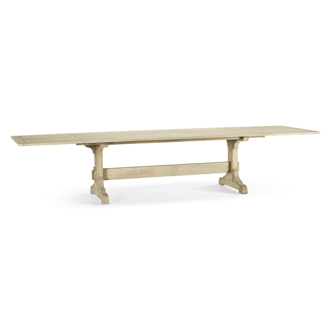 Epoch Trestle Dining Table-Jonathan Charles-JCHARLES-003-2-A50-STO-Dining TablesWhite-3-France and Son