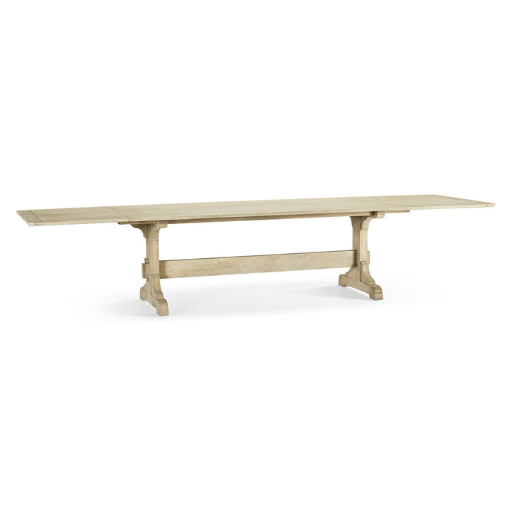 Epoch Trestle Dining Table-Jonathan Charles-JCHARLES-003-2-A50-STO-Dining TablesWhite-3-France and Son