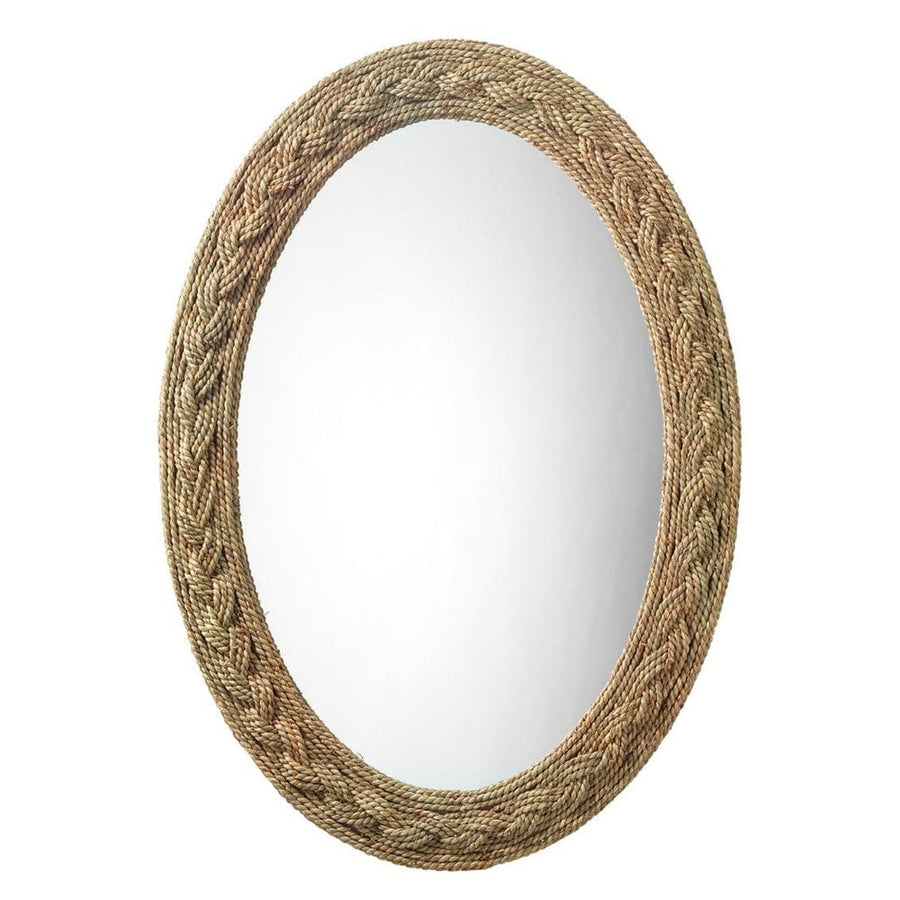 Lark Braided Oval Mirror-Jamie Young-JAMIEYO-LS6LARKOVNA-Mirrors-1-France and Son