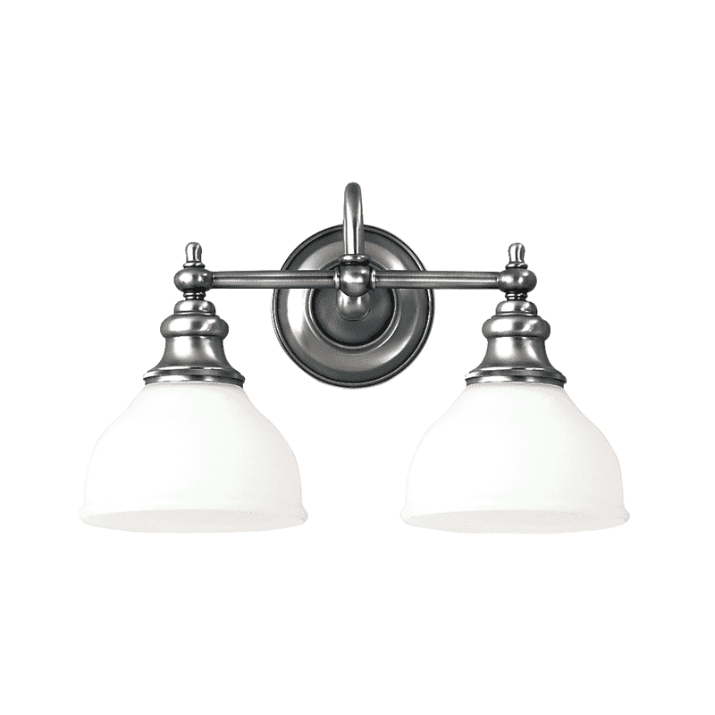 Sutton 2 Light Bath Bracket Polished Nickel-Hudson Valley-HVL-5902-PN-Bathroom Lighting-1-France and Son