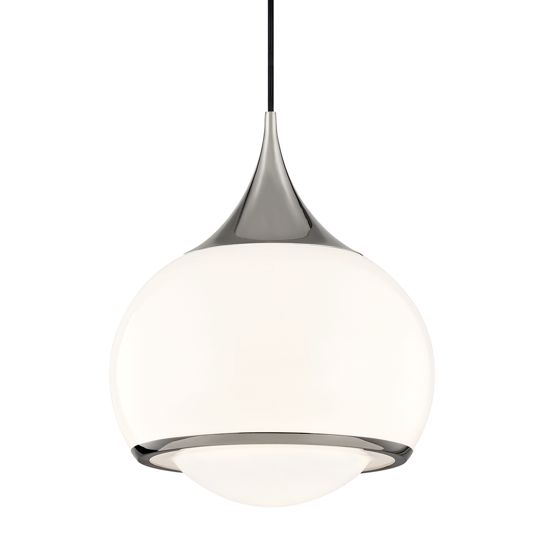 Reese 1 Light Pendant-Mitzi-HVL-H281701L-PN-PendantsPolished Nickel-Large-3-France and Son