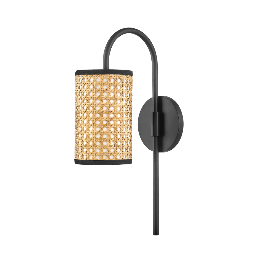 Dolores 1 Light Wall Sconce-Mitzi-HVL-H520101-SBK-Outdoor Wall Sconces-1-France and Son
