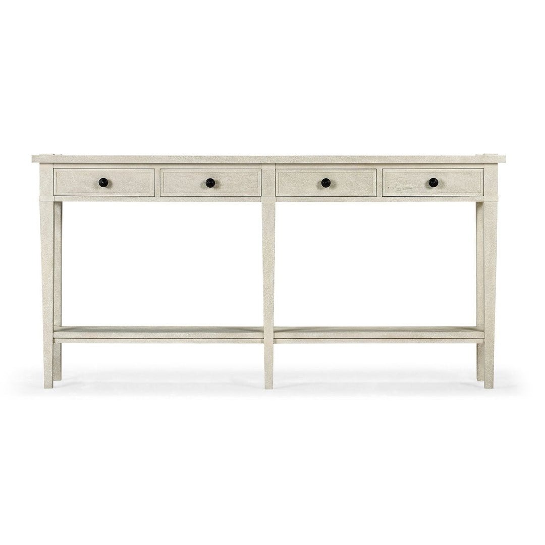 Four Drawer Console-Jonathan Charles-JCHARLES-491083-CFW-Console TablesCountry Walnut-12-France and Son