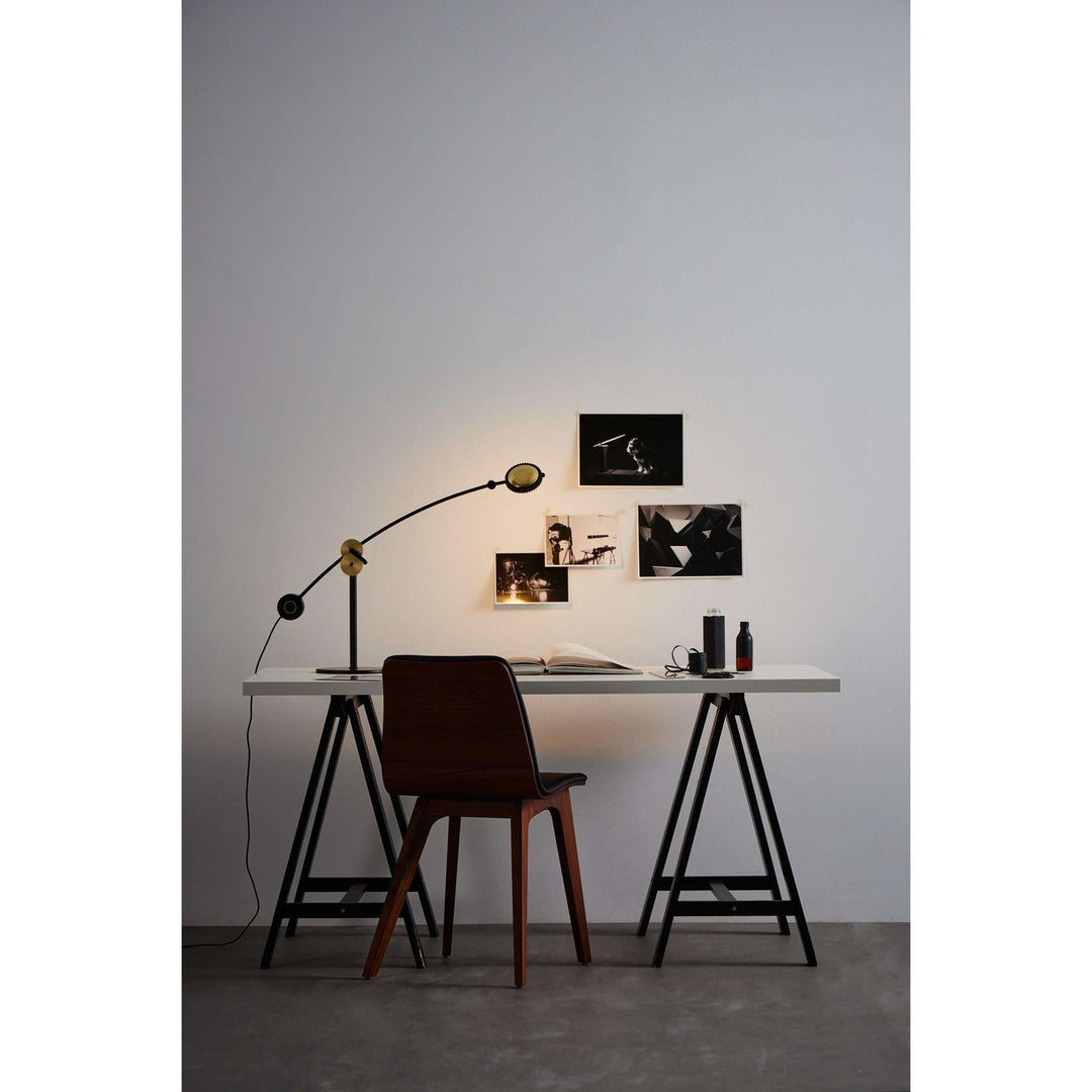 Planet Table Lamp - Matt Black + Copper-Seed Design-SEED-SLD-100DRTE-CPR-Table Lamps-5-France and Son