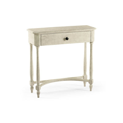 Small Console Table with Drawer-Jonathan Charles-JCHARLES-491017-DTW-Console TablesWhitewash Driftwood-6-France and Son