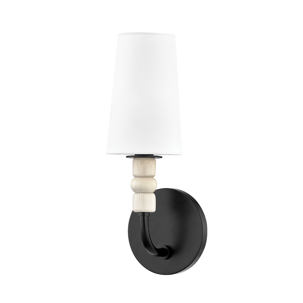 Casey 1 Light Wall Sconce-Mitzi-HVL-H523101-SBK-Outdoor Wall SconcesSoft Black-2-France and Son