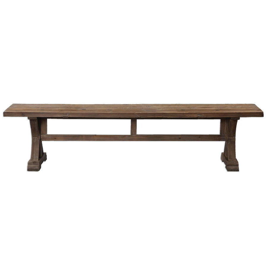 Stratford Salvaged Wood Bench-Uttermost-UTTM-24558-Benches-1-France and Son