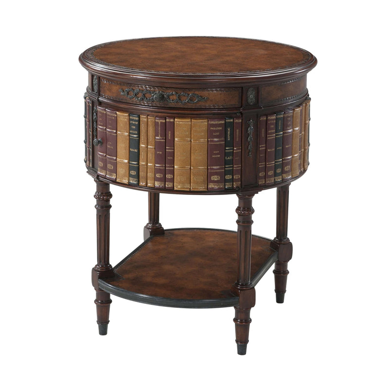 Louis XVI library Side Table-Theodore Alexander-THEO-5000-465BD-Side Tables-1-France and Son