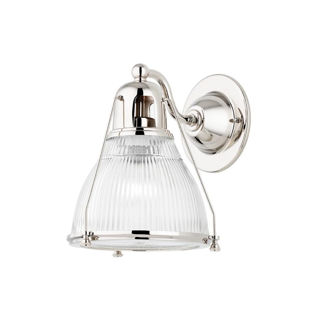 Haverhill 1 Light Wall Sconce-Hudson Valley-HVL-7301-PN-Wall LightingPolished Nickel-3-France and Son