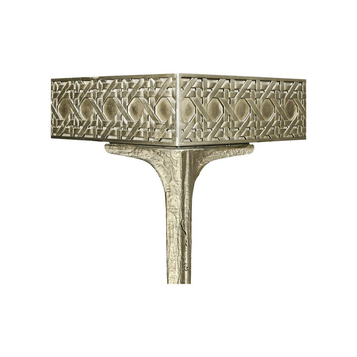 Cnoidal Cane Carved Metal Desk-Jonathan Charles-JCHARLES-001-4-0E0-CBA-Desks-4-France and Son