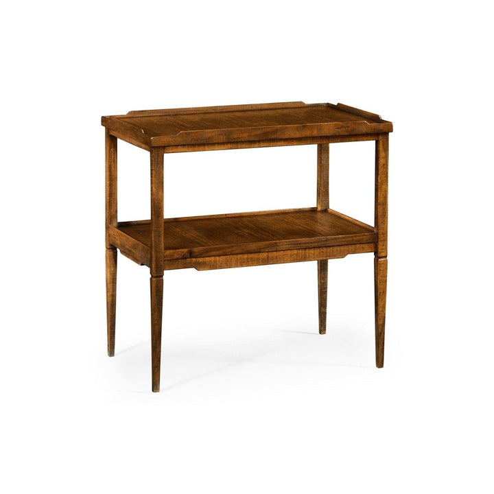 Casual Rectangular Side Table-Jonathan Charles-JCHARLES-491020-CFW-Side TablesCountry Walnut-6-France and Son