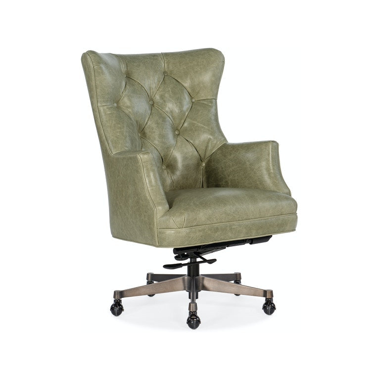 Brinley Executive Swivel Tilt Chair-Hooker-HOOKER-EC466-031-Task ChairsGreen-1-France and Son