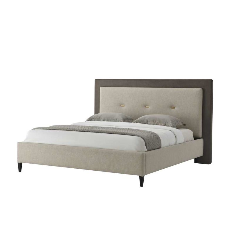 Lyndsey Upholstered US King Bed-Theodore Alexander-THEO-TAS83011.1AWL-Beds-1-France and Son
