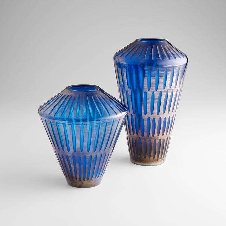 Small Blown Ocean Vase-Cyan Design-CYAN-09493-Decor-2-France and Son